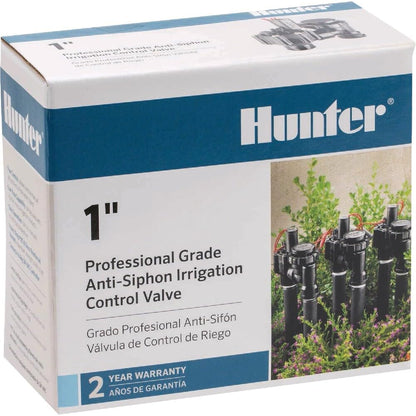 Hunter PGV-ASV - Válvula antisifón de 1 pulgada, color negro