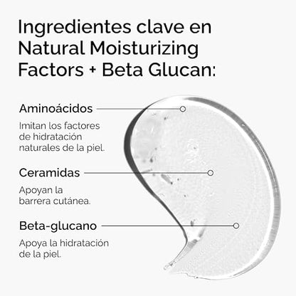 The Ordinary Natural Moisturizing Factors + Beta Glucan, Suero hidratante con beta-glucano — Hidratante en gel ligero para una hidratación durader