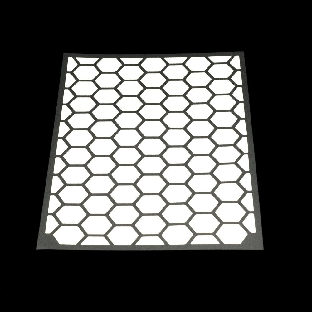 RydeSafe Calcomanías Reflectantes - Kit Hexagonal - Grande
