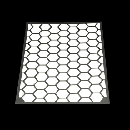 RydeSafe Calcomanías Reflectantes - Kit Hexagonal - Grande