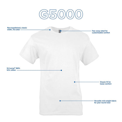 Gildan Ultra Cotton 6 oz. Tank, 2XL, White