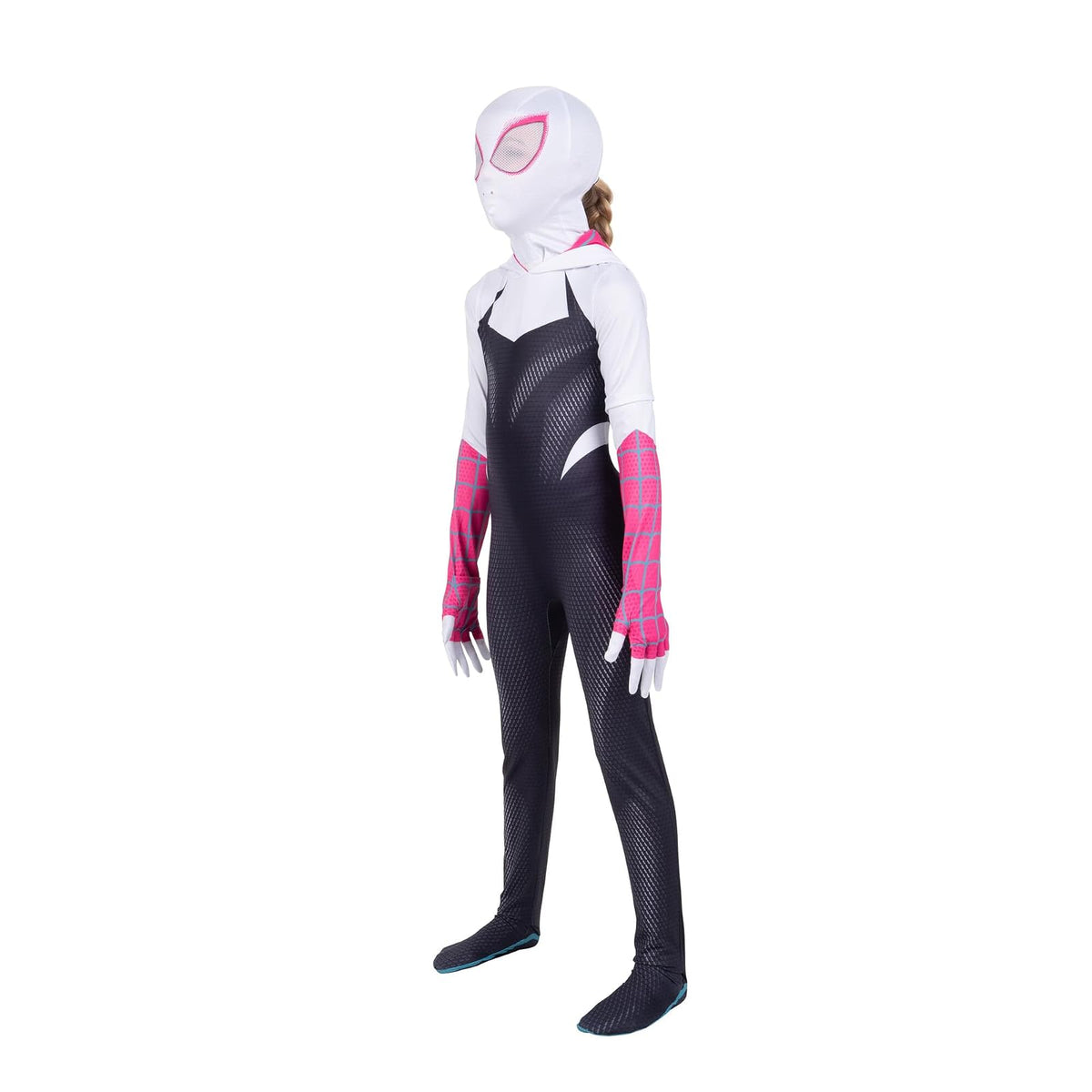 Disfraz de Spider-Gwen Zentai para niños, disfraz de Marvel, talla M