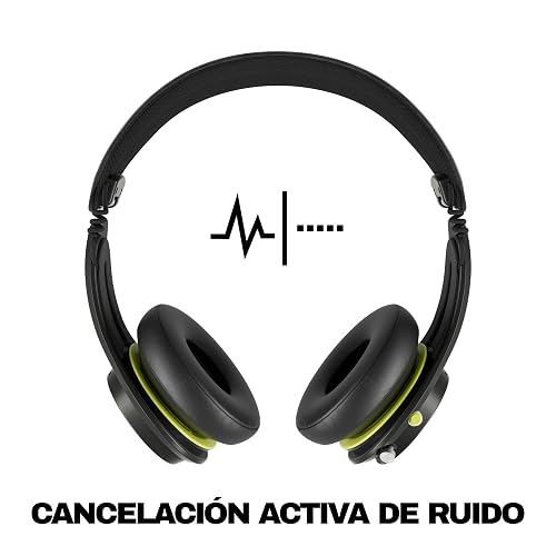 Skullcandy Icon ANC Noise Canceling Wireless Headphones - True Black | On-Ear Fit, Bluetooth, Noise Cancellation, 60 Hours Battery, Sweat Water Resistant, Foldable, Travel Ready, Microphone