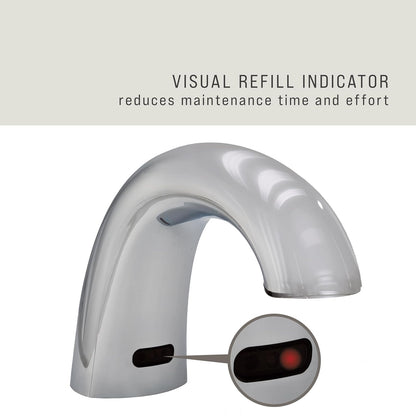 Rubbermaid Commercial one-shot touch-free automático dispensador de jabón de espuma, perfil bajo, cromo, fg750339