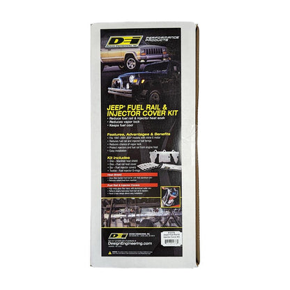 Design Engineering Kit de Cubierta de Inyector para Jeep 4.0L 1997-2004, Plateado 10378