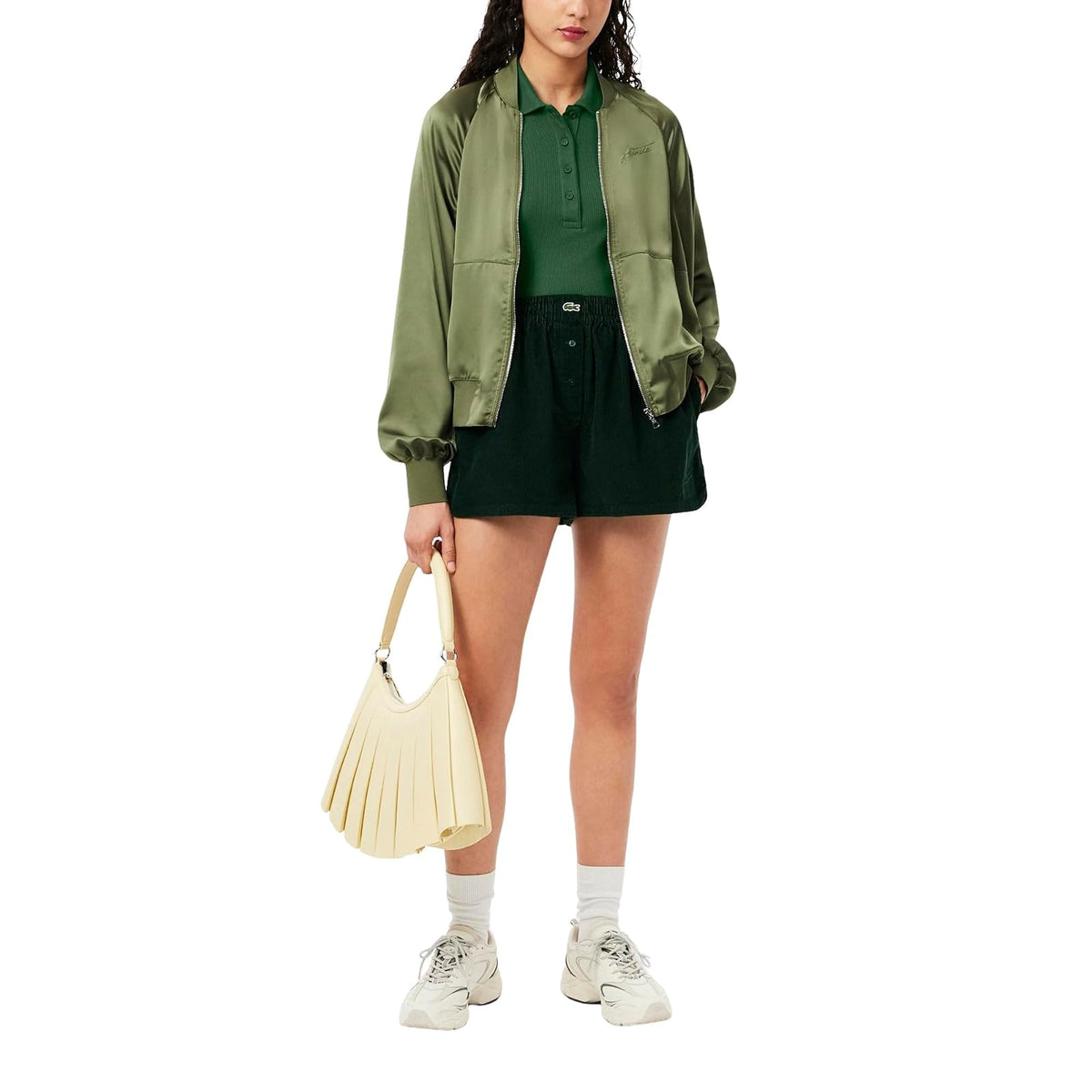 Lacoste L.12.D - Polo de algodón Acanalado para Mujer