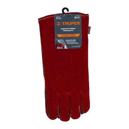Truper GU-505, Guantes rojos para soldador