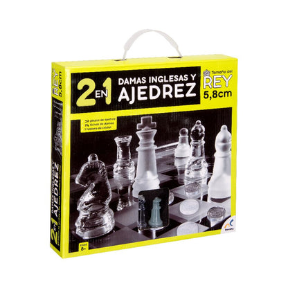 Novelty Ajedrez Coleccionable de Edición Especial - TRANSPARENTE - AJEDREZ DE CRISTAL