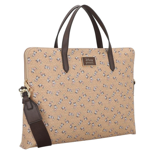 W Capsule Mickey Maletin para laptop para Mujer Café HBBIANCO22CW