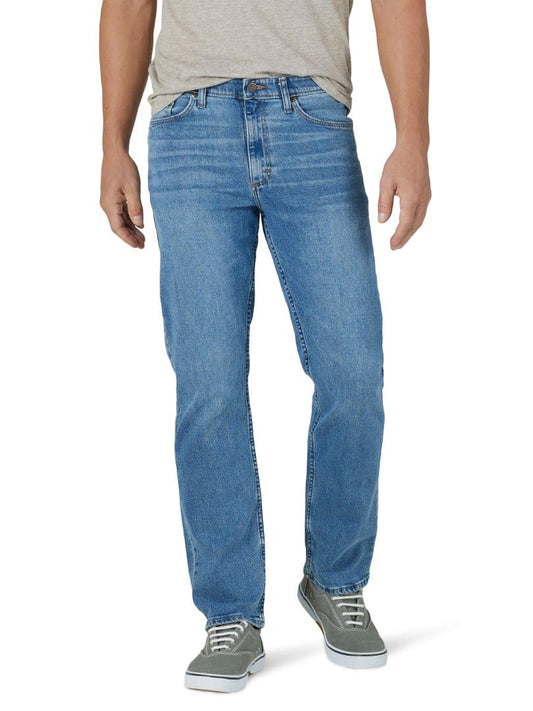 Wrangler Authentics - Pantalones vaqueros clásicos de algodón de 5 bolsillos para hombre