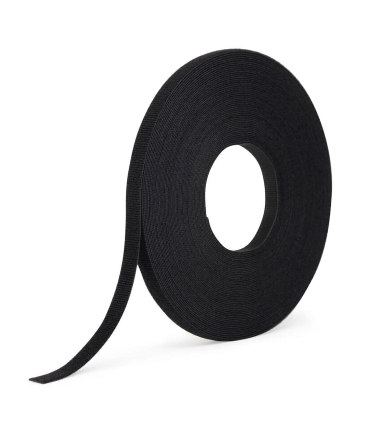 MJ May 1801-OW-PB/B-75 Velcro Brand, 1/2" Wide, One Wrap, Hook One Side/Loop One Side, 75' Length, Black