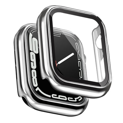 ORIbox Funda Rígida con Protector de Pantalla para Apple Watch Series 2 y 3 - Plateado - 41mm