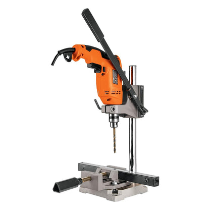 Truper SOP-T12, Soporte Vertical para Taladro 3/8"-1/2" Control de Profundidad Prensa Morsa