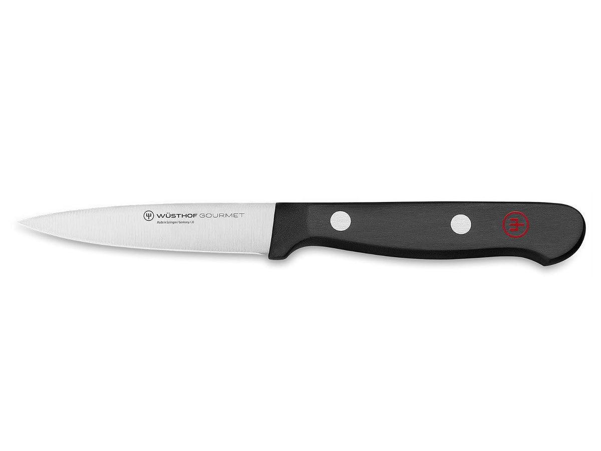 WÜSTHOF Gourmet Cuchillo Puntilla 8 cm | Acero Inoxidable Estampado, Mango Ergonómico, Ideal para Pelar Frutas y Cuchillos de Cocina Profesional
