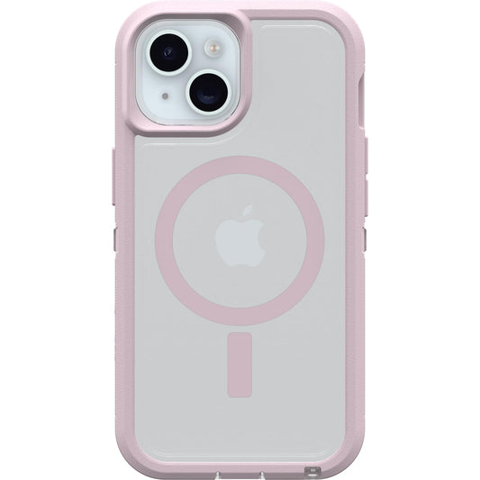 OtterBox - Funda Transparente para iPhone 16e, 15, 14 y 13 Defender Series XT - Mountain Frost (Transparente), sin visualización, Resistente, se Ajusta a MagSafe, Accesorio de cordón