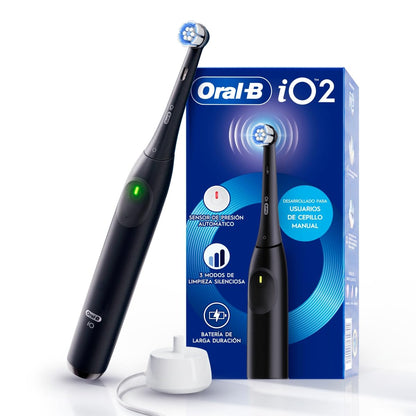 Oral-B Cepillo de Dientes Eléctrico iO2, Sensor de Presión, Cabezal Redondo