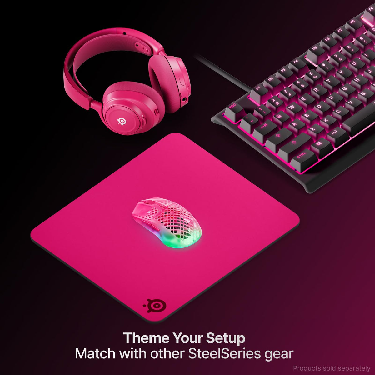 SteelSeries QcK - Alfombrilla para Mouse Pesada para Juegos, Base de Goma de Silicona Antideslizante, Seguimiento de Picos, optimizada para Juegos FPS, MOBAs, RTS, MMO, tamaño Grande, 450 mm x 400 mm
