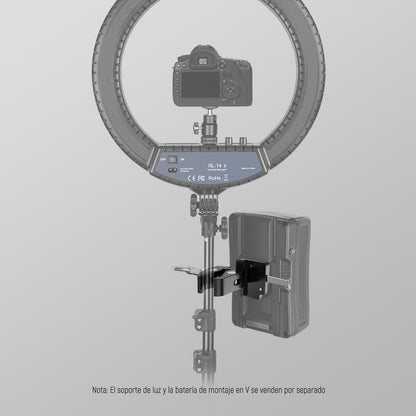 NEEWER Mini V Montaje Placa de Batería con Rosca de 1/4" y Botón de Liberación Rápida, Compatible con FXLION Sony V Montaje de Baterías y Abrazaderas de Varilla de 15mm, PS006