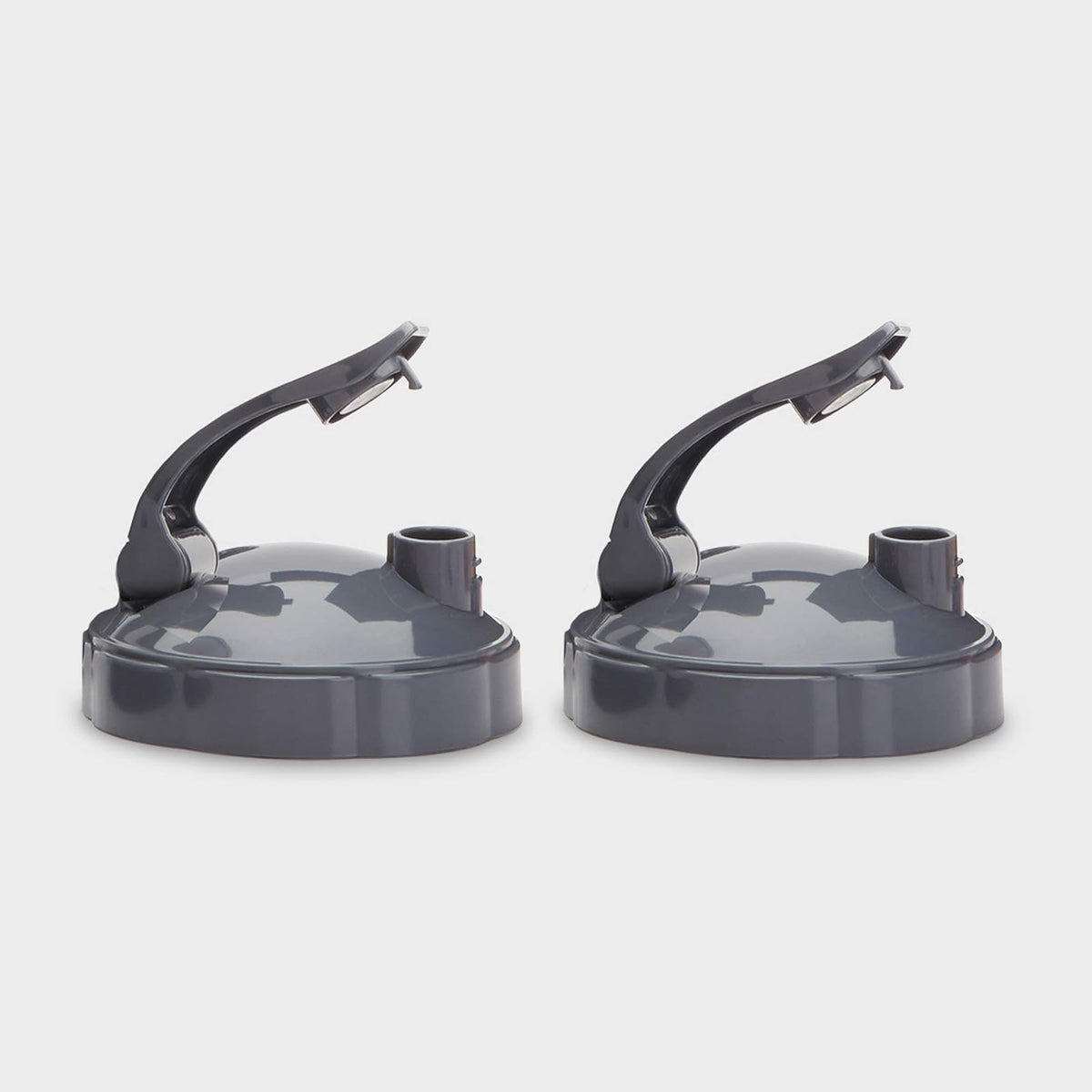 NutriBullet Tapa abatible para llevar (juego de 2), gris, 0.25 libras