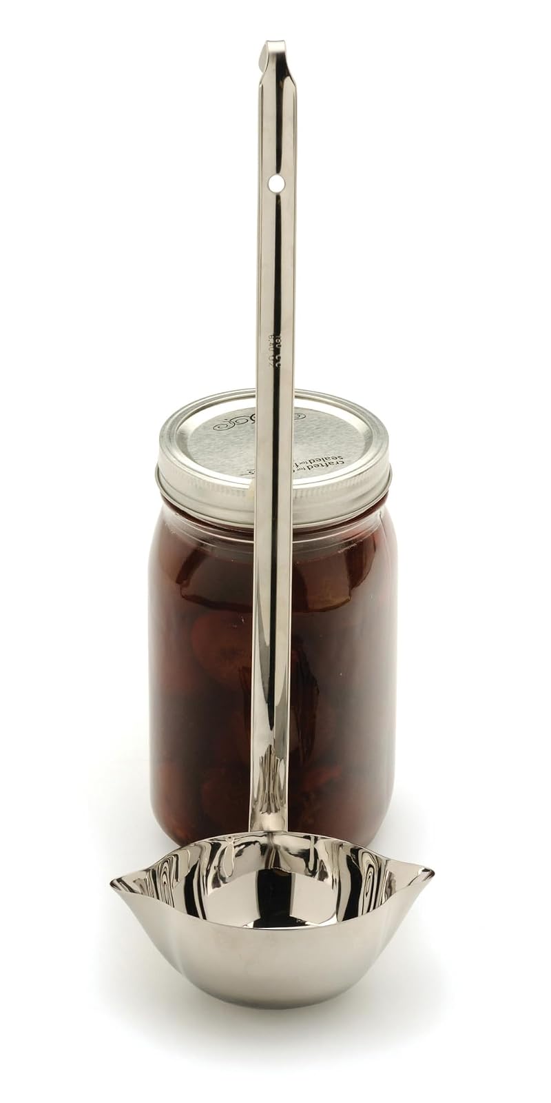 RSVP International Endurance Canning Collection - Acero inoxidable 18/8 no reactivo, apto para lavaplatos, cucharón, 13-1/2 pulgadas