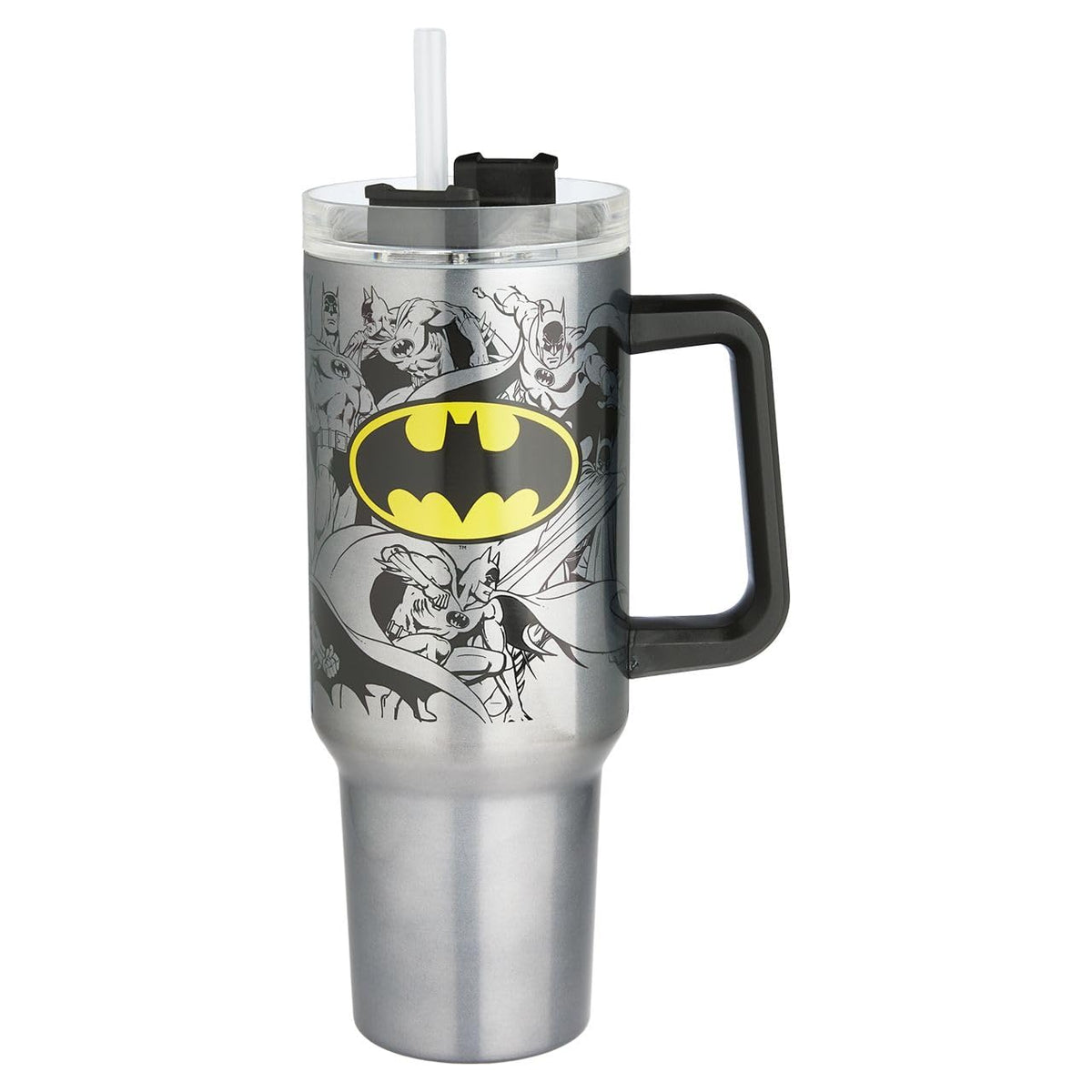 Spoontiques Taza de Viaje Superman Legacy Acero Inoxidable 40 oz - Plata - 40 Ounces (1182.9ml)