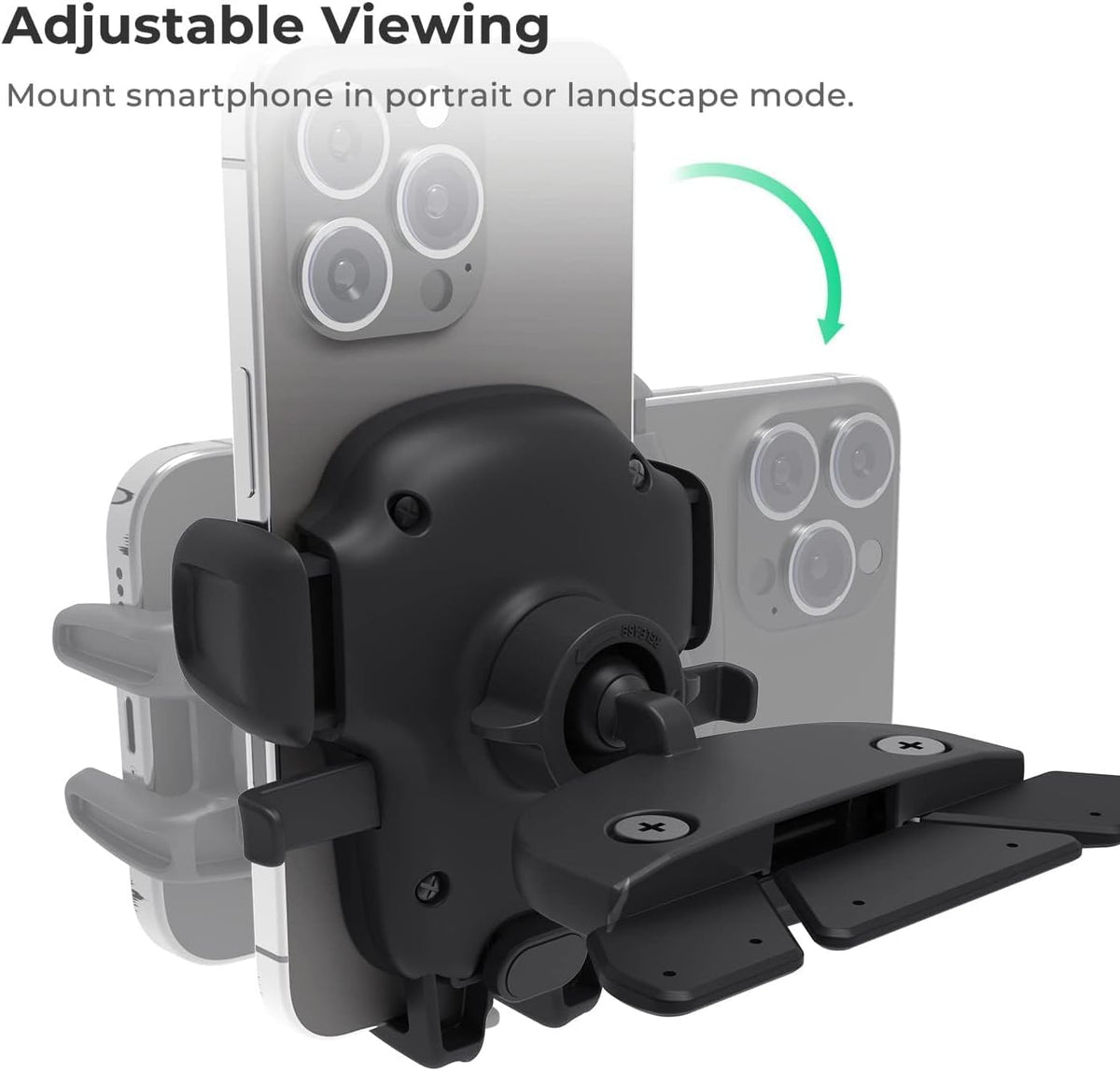 iOttie Easy One Touch 5 - Soporte Universal para teléfono de Automóvil para iPhone, Google, Samsung, Moto, Huawei, Nokia, LG y Todos los demás teléfonos Inteligentes