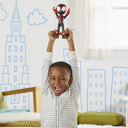 Marvel Hasbro Figura Miles Morales Spidey y Sus Amigos Articulada 22,5 cm