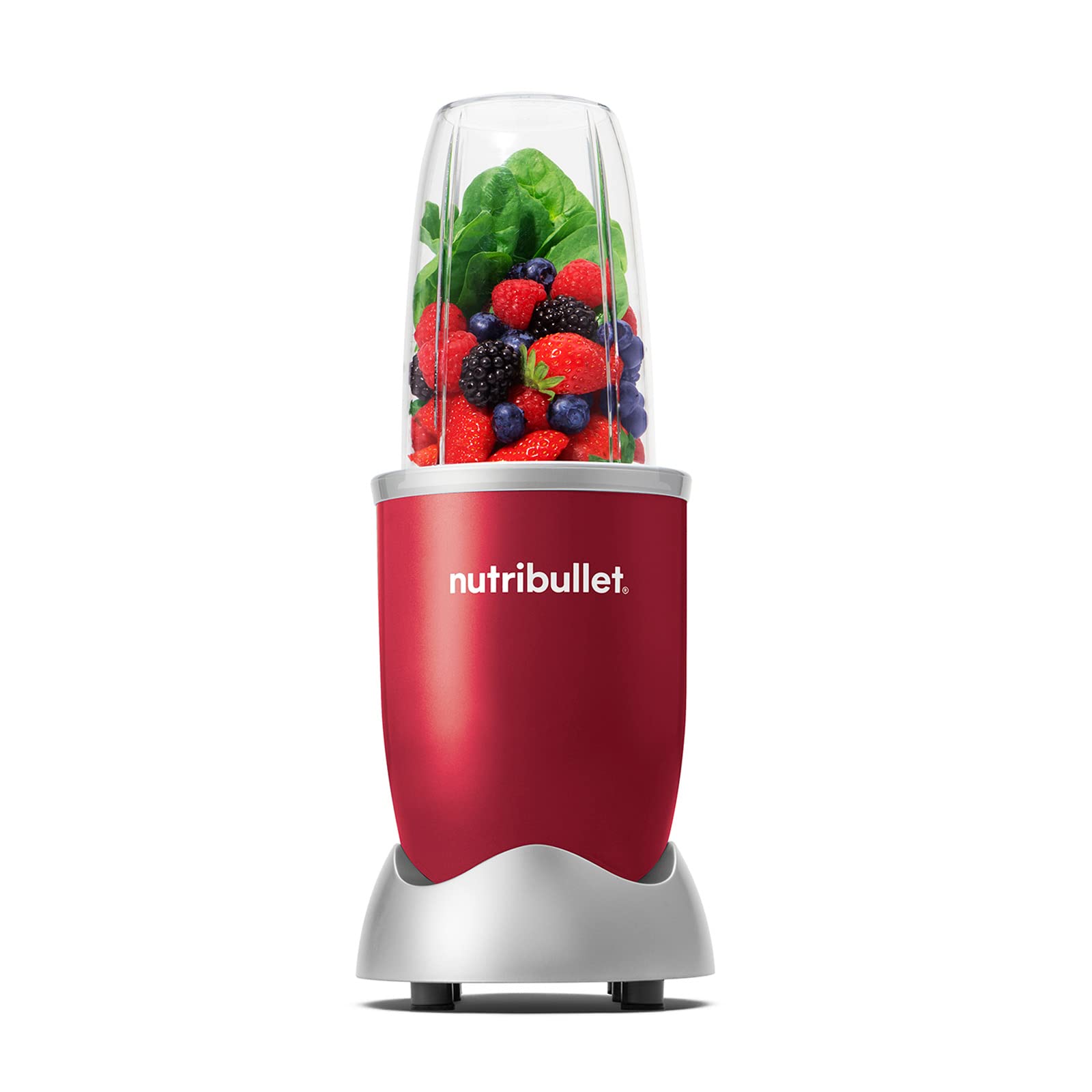 Nutribullet NBR-0804R-DL Personal Blender Plateado 6 piezas, 600W, Rojo