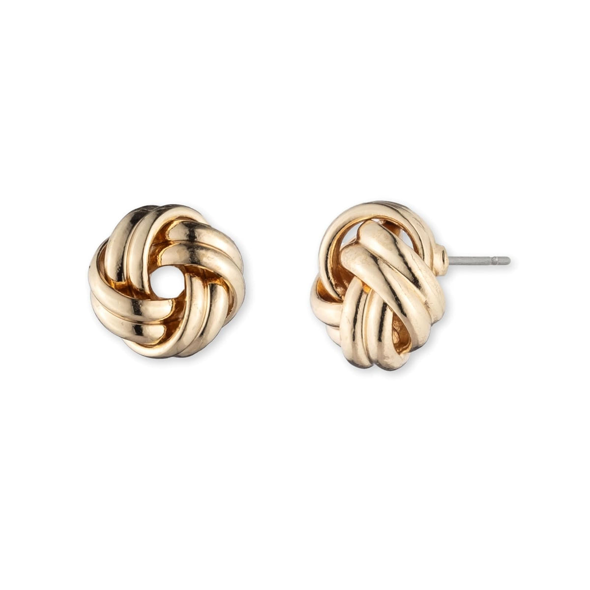 Anne Klein - arete con nudo para mujer, color dorado, talla única