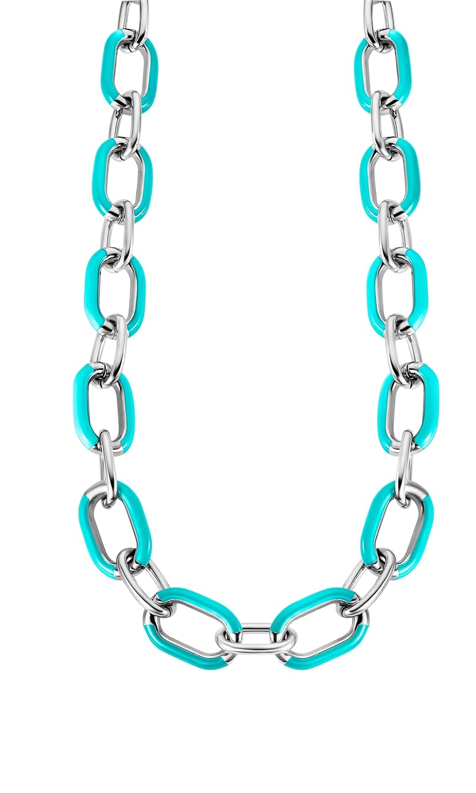 LOTUS STYLE Collar tropical vibes para dama en tono azul