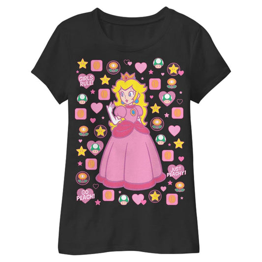 Nintendo Peachtone Camiseta Niñas