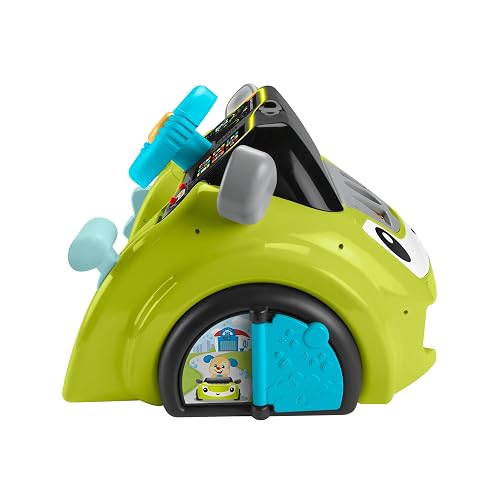 Fisher-Price Ríe y Aprende Juguete para Bebés Volante de Actividades Interactivas para bebés de 6 Meses en adelante