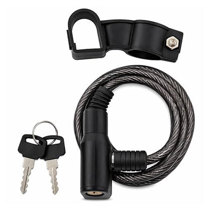 MIKEL´S C-1690 Cable Candado Flexible Llave Seguridad 90 cm