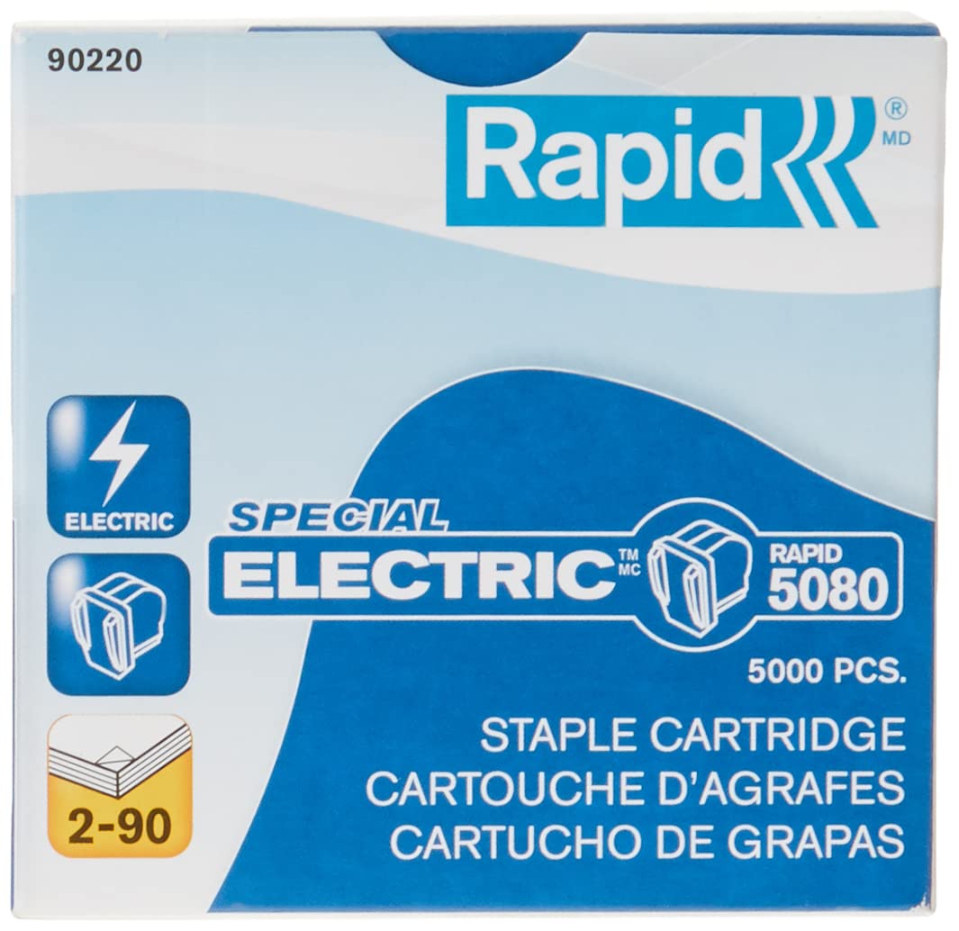 Rapid 5080e Cartucho de grapadora eléctrica, 1 unidad (90220)