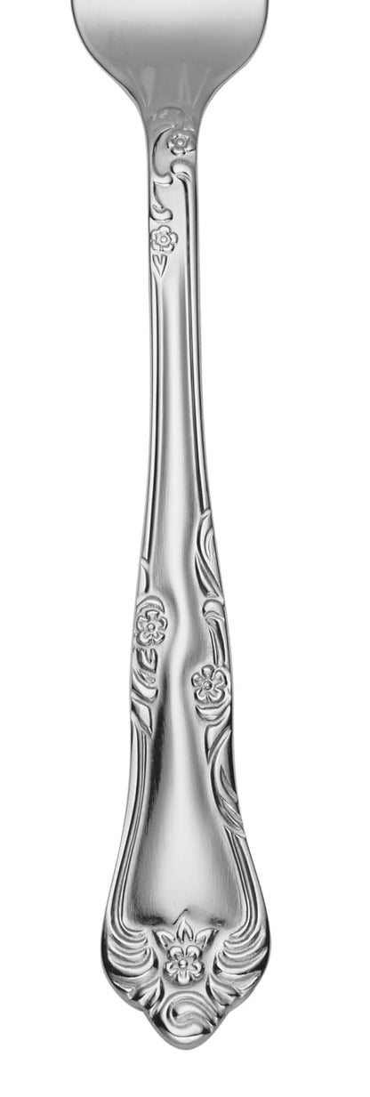 Oneida Cubiertos de Uso Diario Azalea 20 Piezas para 4 Comensales, Acero Inoxidable 18/0, Acabado Espejo, Diseño Floral