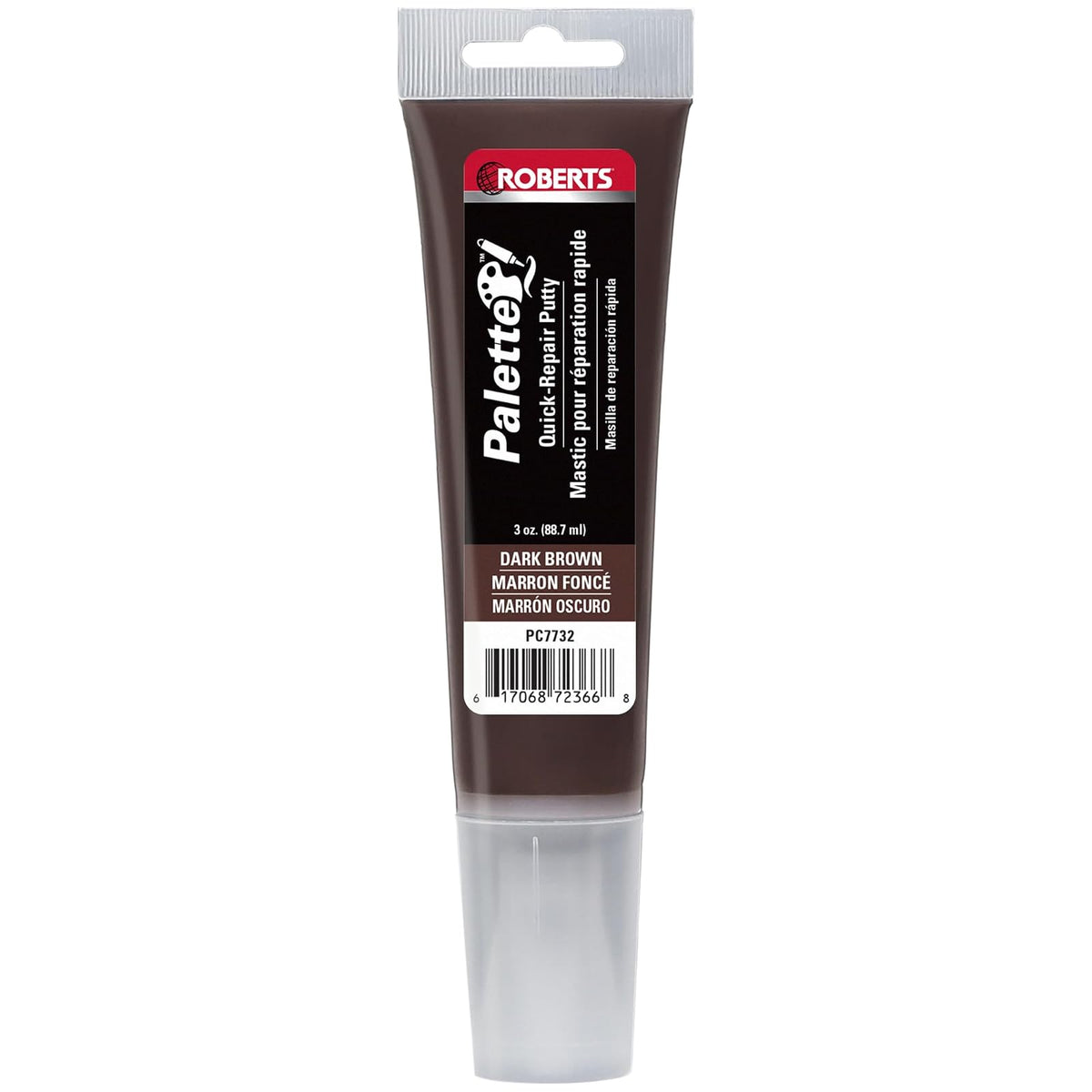 ROBERTS - Masilla reparadora para madera, laminado y vinilo, color café oscuro (3 onzas)