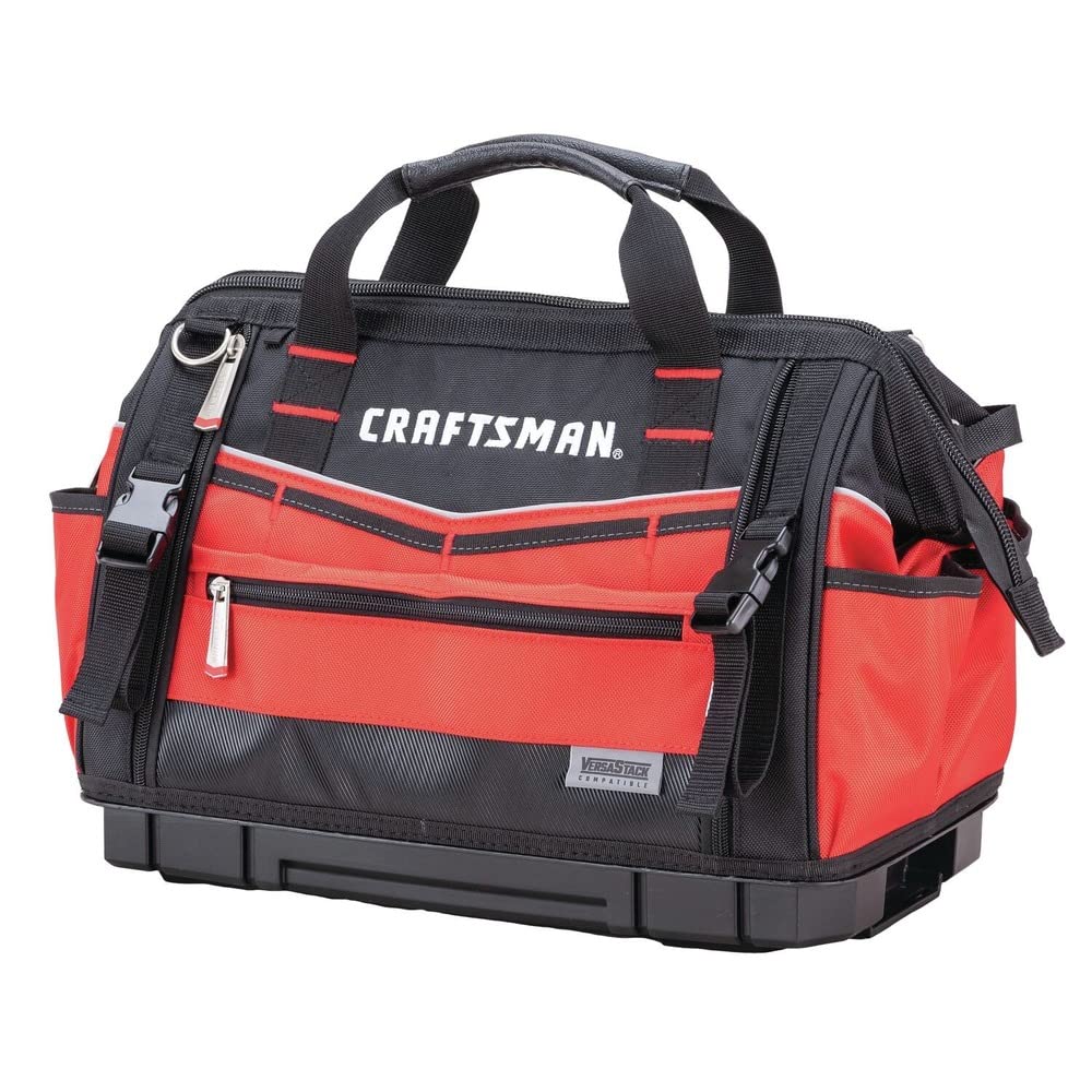 CRAFTSMAN VERSASTACK - Bolsa de herramientas con cierre, organizador de 31 bolsillos, bolsa de herramientas resistente (CMST17622)