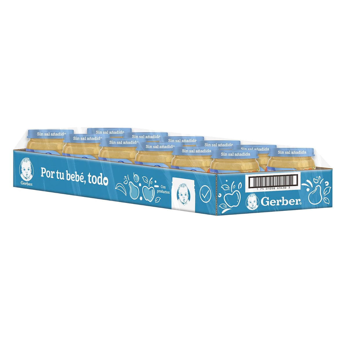 Papilla Gerber Etapa 2 Pollo Verduras y Arroz 113g, Paquete de 12