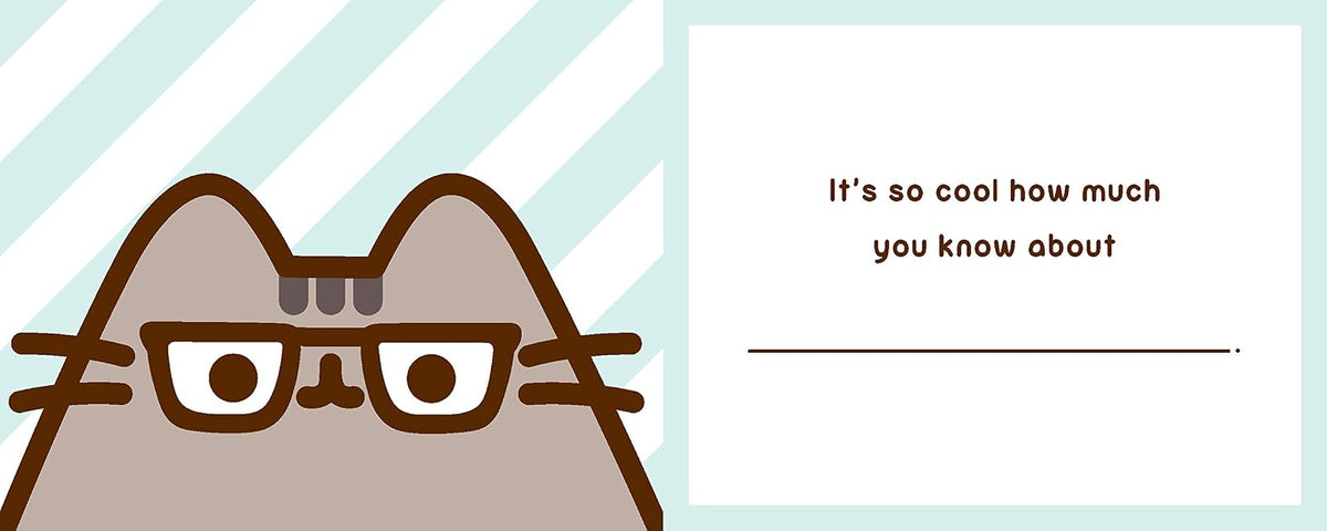 Pusheen: I Like You More Than Pizza: A Fill-In Book