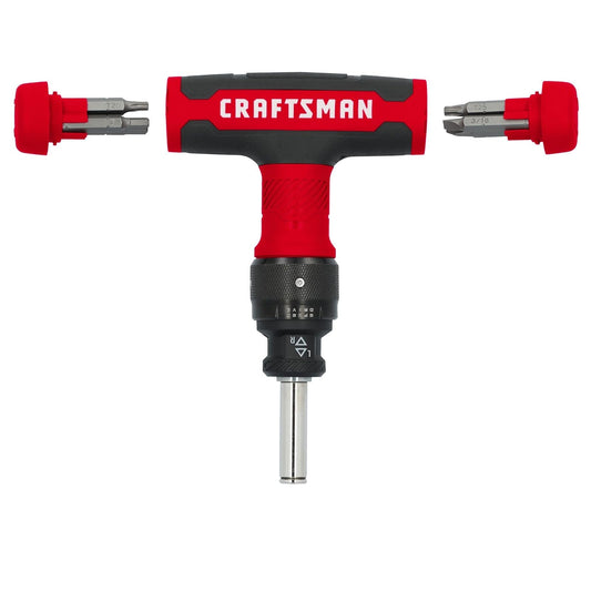 CRAFTSMAN Juego de 13 piezas de llaves y trinquetes con mango en T, Speeddrive (CMHT68135)
