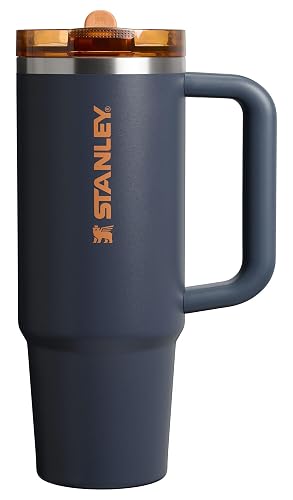 Stanley Quencher ProTour - Vaso con popote abatible con Tapa a Prueba de Fugas, 30 onzas, popote y Mango Integrados, Soporte para Vasos Compatible para Viajes, Taza de Acero Inoxidable aislada, sin