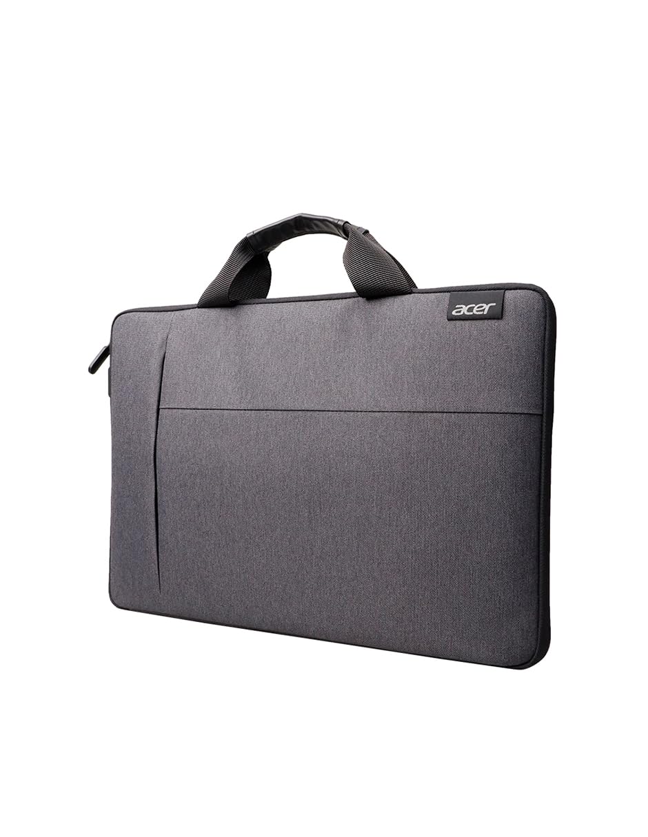 acer Green Sleeve Funda para Laptop de 15.6", con un Bolsillo Frontal para Ampliar su Almacenamiento, Fabricado con Hilo 100% Reciclado para Proteger el Planeta.