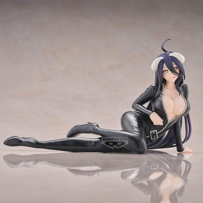 Banpresto - IF Albedo, Figura Coleccion, Overlord Relax Time, 18 cm (7") | Pose reclinada, sensación de movimiento, incluye soporte, acabado premium, producto para mayores de 15 años