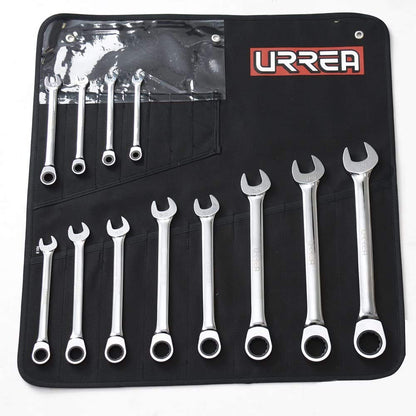Urrea Herramientas 1232MCM Llave Combinada con Matraca - 15 piezas