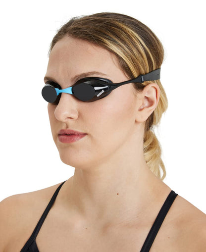 Arena - anteojos de natación unisex para adultos, con diseño hidrodinámico de policarbonato, espejo/lente antiespejo, diseño hidrodinámico