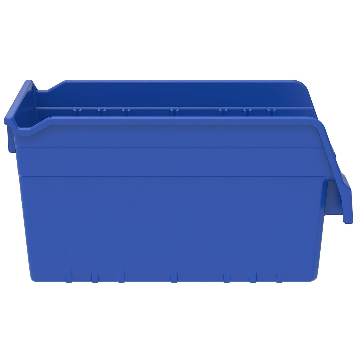 Akro-Mils 30090 ShelfMax Plastic Nesting Shelf Bin Box, 12-Inch Length x 6-Inch Width x 6-Inch Height, Case of 10, Blue