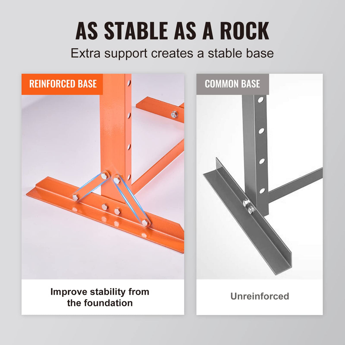 VEVOR - Prensa hidráulica para Taller, 12 toneladas/2600 Libras, Marco en H, Altura Ajustable de 4 Soportes, con Placas móviles, para cochera o usuarios Profesionales, Color Naranja