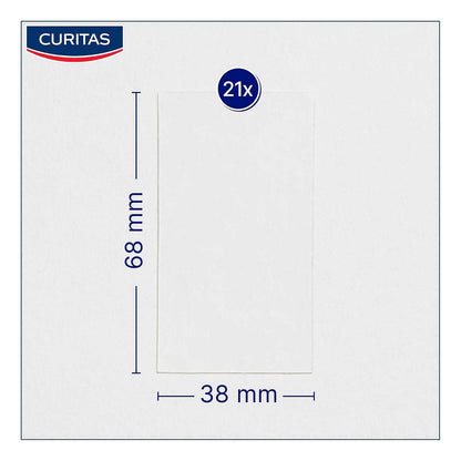 Curitas Reductor de Cicatrices, caja con 21 Venditas, Reduce, Aclara y Suaviza cicatrices nuevas y antiguas