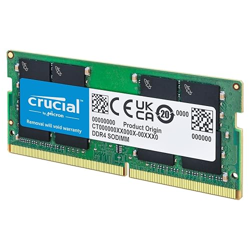 Crucial Memoria RAM CT8G4SFRA32A de 8 GB DDR4 3200MHz CL22 (o 2933MHz o 2666MHz)