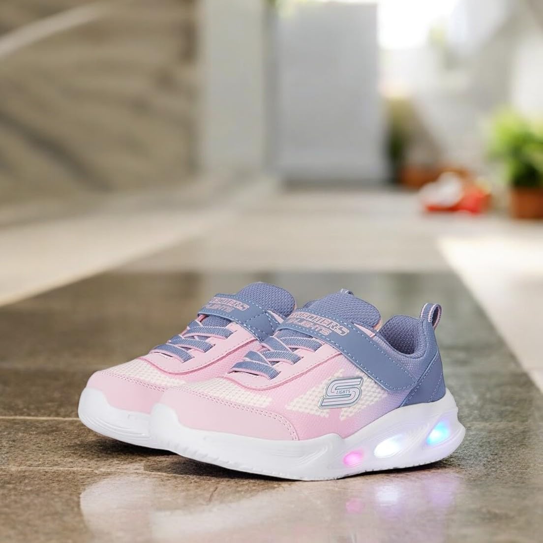 Skechers Sola Glow - Tenis Unisex para niños